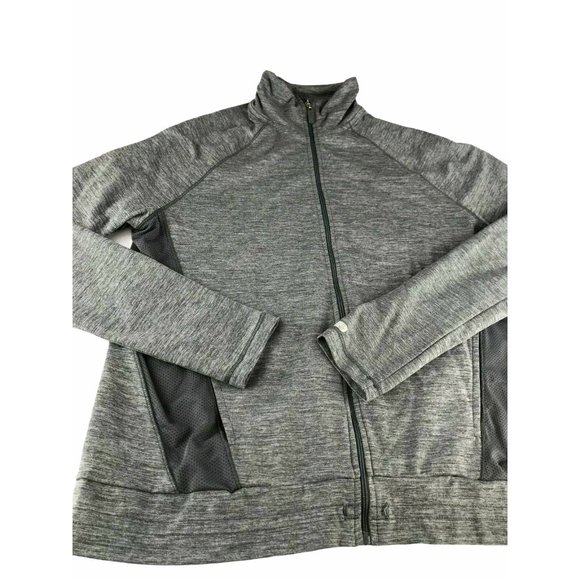Cuddl Duds Gray Full Zip Jacket Soft Gray XS - Picture 3 of 9